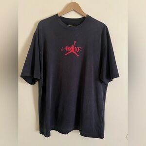 Nike Air Jordan x Awake NY Black T Shirt Size L